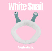 Fuzzies™ White Snail